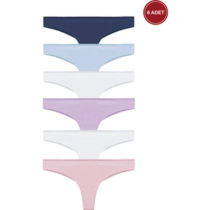 Kadın Pamuklu 6'lı Brazilian Külot