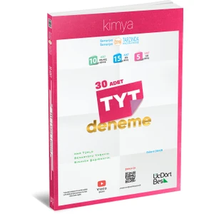 ÜçDörtBeş Yayınları TYT 30'lu Kimya Denemesi