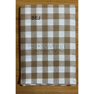 Renkli Kare Desenli Masa Örtüsü 160X160CM