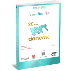 ÜçDörtBeş Yayınları AYT Fizik 20’li Deneme