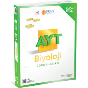 ÜçDörtBeş Yayınları AYT Biyoloji Konu Özetli Soru Bankası