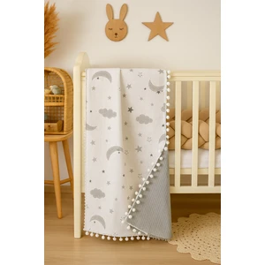 %100 Pamuk Müslin Kumaştan Pike Örtü