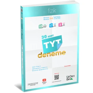 ÜçDörtBeş Yayınları TYT Fizik 30'lu Deneme