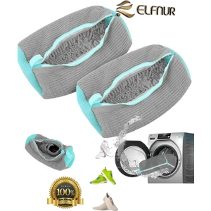 R 1 Adet Orjinal Ithal Ürün Ayakkabı Yıkama Çantası Torba File Özel Makarna Kumaş Makinede Deforme Önleyici Boya Vermez