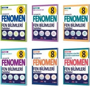 Fenomen Okul 2025 8. Sınıf Fen Bilimleri 1. 2. 3. 4. 5. 6. Fasikül Seti 6 Kitap