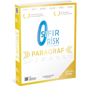 ÜçDörtBeş Yayınları  Sıfır Risk Paragraf