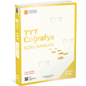 ÜçDörtBeş Yayınları TYT Coğrafya Soru Bankası 
