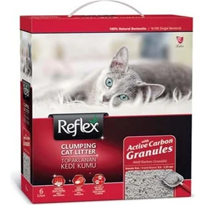 Granül Aktif Karbonlu Topaklanan Kedi Kumu 6 Lt