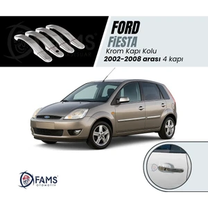 Fams Otomotiv Ford Fiesta Krom Kapı Kolu 4 Kapı 2001-2010 Paslanmaz Çelik