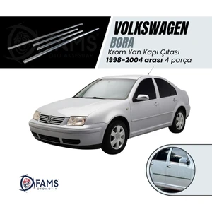 Fams Otomotiv  VW Bora Krom Yan Kapı Çıtası 4 Kapı 1998-2005 Paslanmaz Çelik