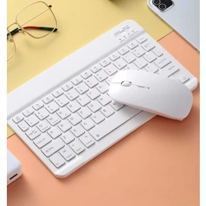 Kablosuz Bluetooth ve Şarjlı Klavye Mouse Set ( Apple iPad Mini Ve Tüm Cihazlar İçin Uyumlu'dur. )