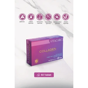 Collagen – 60 Tablet | Hidrolize Kolajen, Vitamin C, Hyaluronik Asit, Çinko, Biotin & Resveratrol