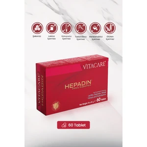 Hepadin – 60 Tablet | Lesitin, Quercetin, Bitkisel Ekstreler & Multivitamin Kompleksi