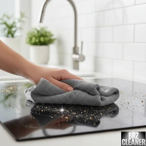 Brz Clean EXTRA KALIN TEMİZLİK BEZİ, MUTFAK, BANYO, ARABA 5 ADET 30x30 SÜPER EMİCİ.