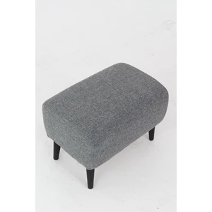 Lütfiye Gündoğan Puf Keten Kumaş Ayak Uzatmalı - 40X38X48 Cm, Leke Tutmaz