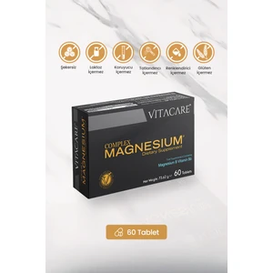 Complex Magnesium – 60 Tablet | Magnezyum Bisglisinat, Sitrat, Malat & Vitamin B6