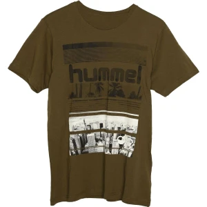 Dean Erkek Haki Baskılı Bisiklet Yaka Tişört