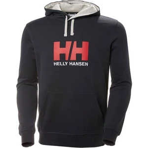 Helly Hansen HH Erkek Lacivert Baskılı Kapüşonlu Sweatshirt