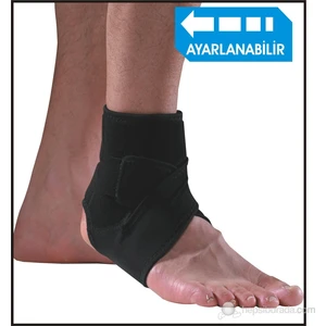 Ayak Bileği Koruyucu Cırtlı Siyah Unisex Koruyucu Ekipmanlar 1VTAK9911