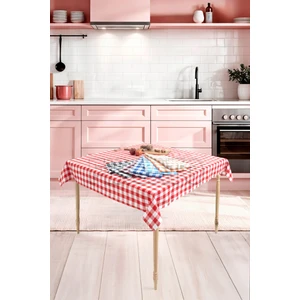 Renkli Kare Desenli Masa Örtüsü 160X160CM