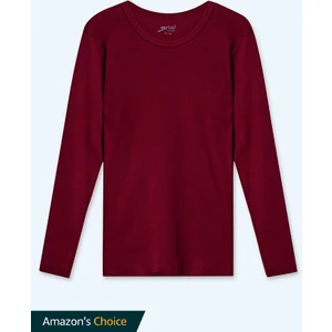 Erkek Çocuk Uzun Kollu T-Shirt Bordo Renk