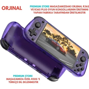 R50S Oyun Konsolu El Atarisi Amber Elec Işletim Sistemi Türkçe Dil 128 GB 21000 Oyun 5. 1ınch Ekran