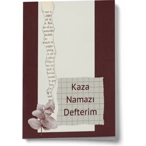 Kaza Namazı Defterim - Bordo