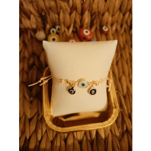 Nazar Boncuklu Ayarlı Ip Bileklik