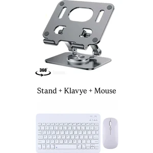 Redmi Pad 2 11'' Uyumlu Stand Klavye ve Mouse Set