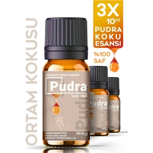Odası Ortam Kokusu %100 Saf & Doğal 3'lü Set 3X10ML Aromatik Esansiyel Uçucu Yağ Seti