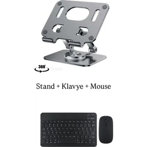Samsung Galaxy A9 Plus X210 Uyumlu Stand Klavye ve Mouse Set