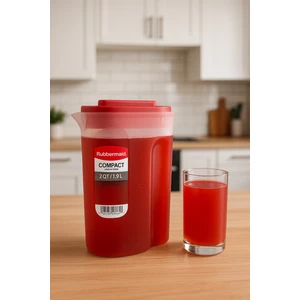 Compact 1.9 Litre Sürahi – Kırmızı Kapak, Bpa Free