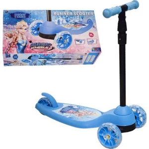 BRN-2549 Işıklı Runner Scooter Mavi Kız