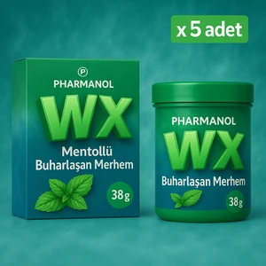 Buharlaşan Mentollü ve Okaliptus Krem Wx Viks 38GRAM x 5ADET