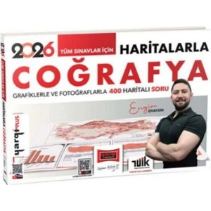 Yargı Yayınevi 2026 Tüm Sınavlar Için Haritalarla Coğrafya Grafiklerle ve Fotoğraflarla 400 Haritalı Soru (Engin Eraydın)