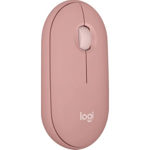 Logitech M350 Pebble Sessiz Kablosuz Kompakt Mouse -Pembe