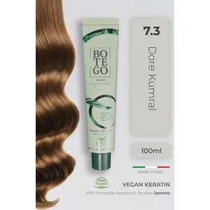 Organica Organik Saç Boyası - 7.3 Dore Kumral 100 ml - Amonyaksız, Kokusuz, Vegan