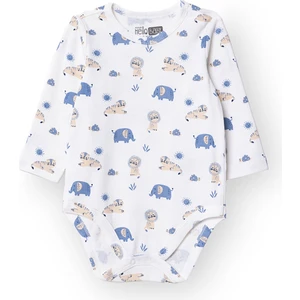 Hellobaby Erkek Bebek Uzun Kol Body Çıtçıtlı Yaka
