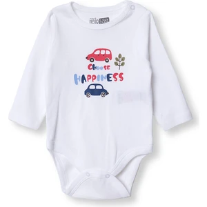 Hellobaby Erkek Bebek Uzun Kol Body Çıtçıtlı Yaka