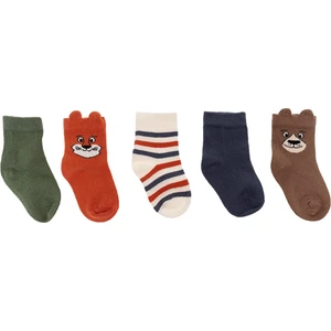 Hellobaby Erkek Bebek 5'li Soket Çorap