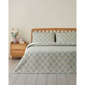 Serenade Kolay Ütülenir Çift Kişilik Nevresim Seti 200X220 cm Yeşil