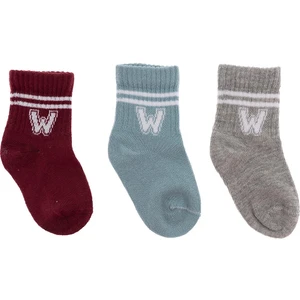 Hellobaby Erkek Bebek 3lü Soket Çorap