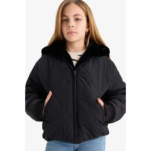 Kız Çocuk Çift Taraflı Kapüşonlu Mont C5493A825AU