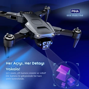 S85 Free Pro – 2 Batarya, 40 Dakika Uçuş, 1080P Çift Esc Kamera, Fırçasız Motorlu Drone