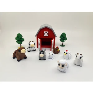 Çiftlik Hayvanları Oyuncak Seti | 8 Farklı Mini Hayvan Figür Oyuncak | Çiftlik Evi