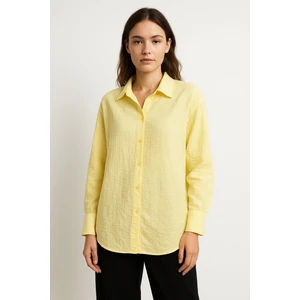 Meşe Moda Kadın Oversize Uzun Kollu Tunik - Gömlek