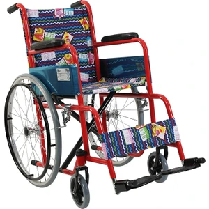 G100c  Standart  Rahat Manuel Katlanabilir Pediatrik Çocuk Tekerlekli Sandalye | Comfortable Wheelchair | Siti Ela