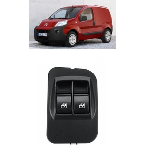 Citroen Nemo Ön Sol Cam Açma Düğmesi Ikili Çerçeveli 2008-2019 Uyumlu