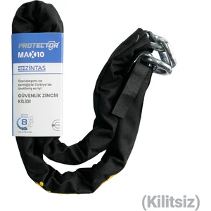 Protector MAX10MM 120cm Motosiklet Zinciri Kilitisiz