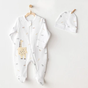 Erkek Çocuk Tulum Takim Romper Hat Set Little King AC25803